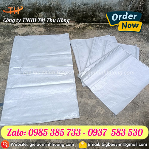 Bao PP dệt có tráng bó 100 cái Bao PP dệt có tráng bó 100 cái