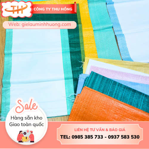 Bao PP dệt đủ màu Bao PP dệt đủ màu đẹp, đa dạng size