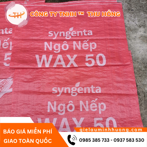 Bao PP dệt đựng nông sản in logo giá rẻ cho cơ sở sản xuất Bao PP dệt đựng nông sản in logo giá rẻ cho cơ sở sản xuất
