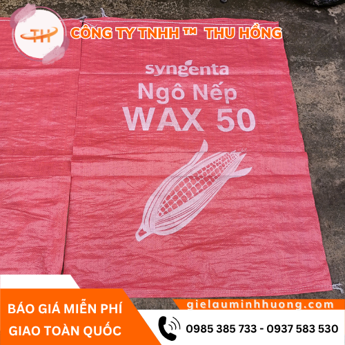 Bao PP dệt đựng nông sản ngô nếp Bao PP dệt đựng nông sản ngô nếp