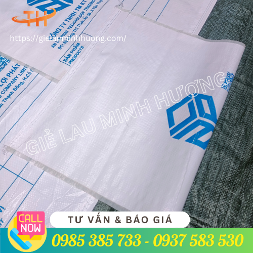 Bao PP dệt tráng PE in theo yêu cầu giá sỉ rẻ Bao PP dệt tráng PE in theo yêu cầu giá sỉ rẻ