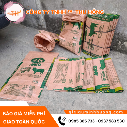 Bao PP đựng cám cũ giá rẻ Bao PP đựng cám cũ giá rẻ
