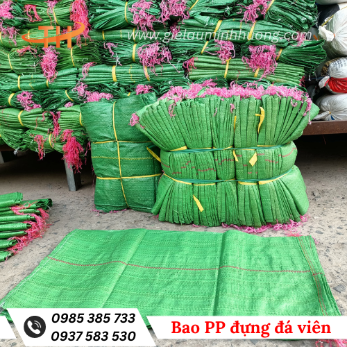 Bao pp đựng đá viên dày bền giá siêu rẻ Bao pp đựng đá viên dày bền giá siêu rẻ