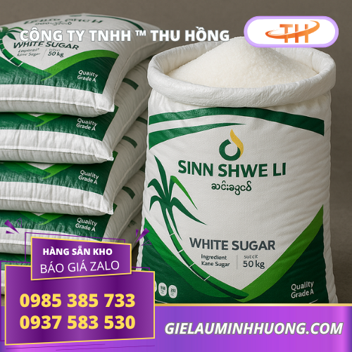 Bao PP đựng đường của Thu Hồng tái chế nhiều lần Bao PP đựng đường của Thu Hồng tái chế nhiều lần