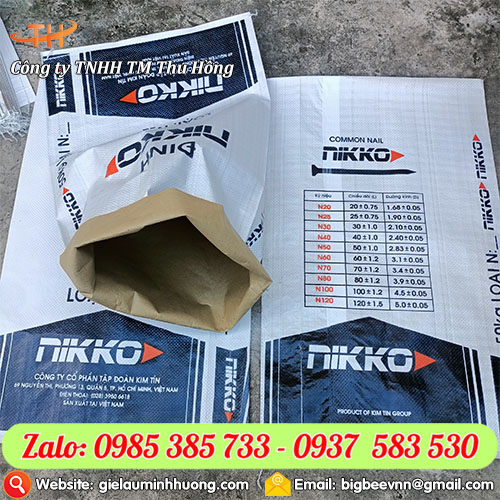 Bao pp ghép giấy xi măng in logo theo yêu cầu Bao pp ghép giấy xi măng in logo theo yêu cầu