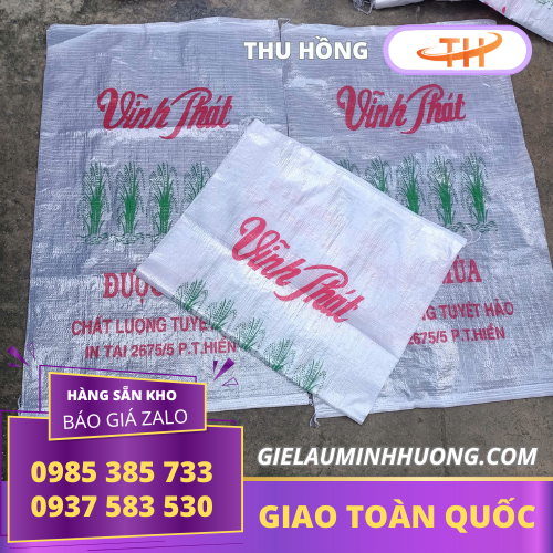 Bao PP trong suốt 100kg đựng nông sản  Bao PP trong suốt 100kg đựng nông sản