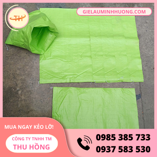 Bao tải 50kg xanh lá Bao tải 50kg xanh lá