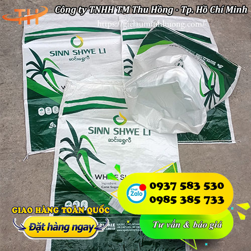 bao tải cũ 25kg, 50kg in logo bao tải cũ 25kg, 50kg in logo