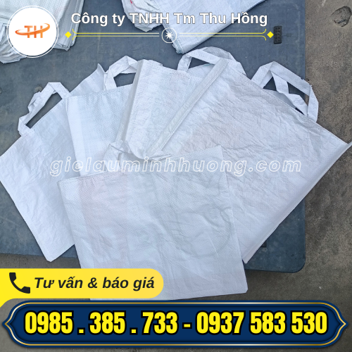 Bao tải cũ may 2 quai xách đóng hàng nhiều kích thước Bao tải cũ may 2 quai xách đóng hàng nhiều kích thước