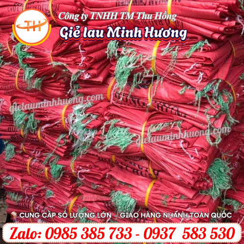 Bao tải đỏ 40kg đóng hàng hóa công nghiệp  Bao tải đỏ 40kg đóng hàng hóa công nghiệp