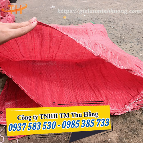 bao tải dứa đỏ 80 x 120 đựng nông sản