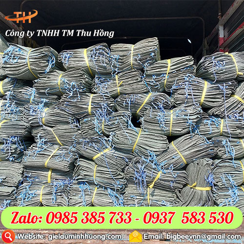 bao tải dứa đựng phân bón xanh đen 80x120