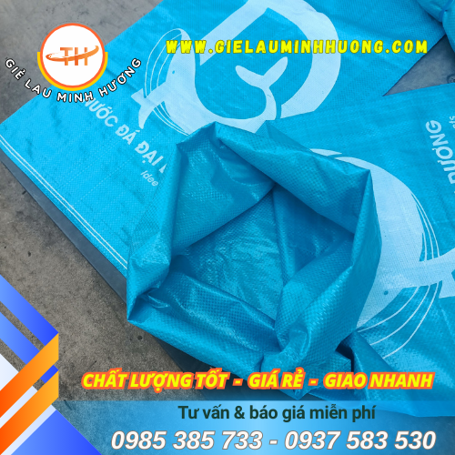 Bao tải dứa in logo theo yêu cầu cho doanh nghiệp  Bao tải dứa in logo theo yêu cầu cho doanh nghiệp