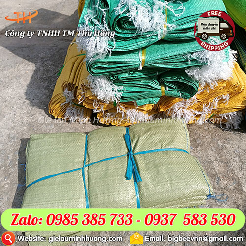 Bao tải dứa PP, bao tải xanh, vàng, đỏ, trắng Bao tải dứa PP, bao tải xanh, vàng, đỏ, trắng