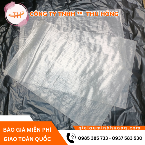 Bao tải dứa trong suốt 5kg - 10kg nhìn xuyên thấu Bao tải dứa trong suốt 5kg - 10kg nhìn xuyên thấu