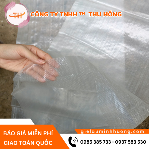 Bao tải dứa trong suốt 5kg - 10kg thoáng khí, chịu lực tốt Bao tải dứa trong suốt 5kg - 10kg thoáng khí, chịu lực tốt