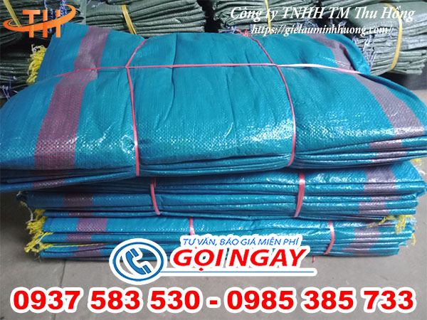 Bao tải dứa xanh đóng hàng