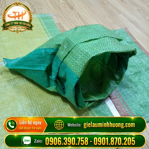 Bao tải gạo 10kg nhiều màu đẹp Bao tải đựng gạo 10kg nhiều màu cho cơ sở bán gạo