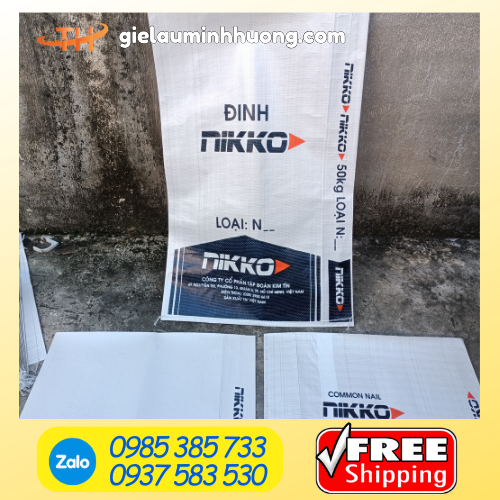 Bao tải giấy in logo đựng 25kg, 50kg Bao tải giấy in logo đựng 25kg, 50kg