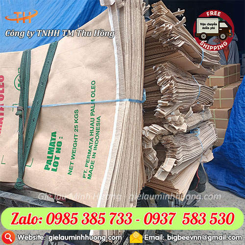 Bao tải giấy KP đựng 25kg, 50kg giá sỉ rẻ tại Thu Hồng Bao tải giấy KP đựng 25kg, 50kg giá sỉ rẻ tại Thu Hồng