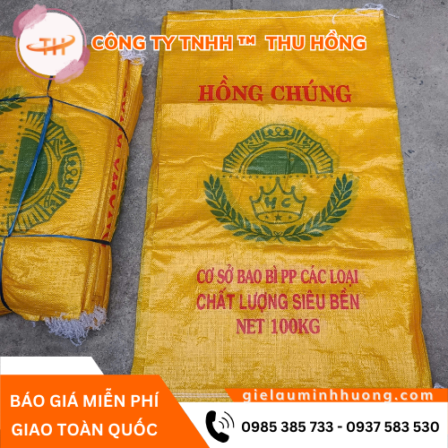 Bao tải Hồng Chúng - Giải pháp đựng lúa bền chắc Bao tải Hồng Chúng - Giải pháp đựng lúa bền chắc