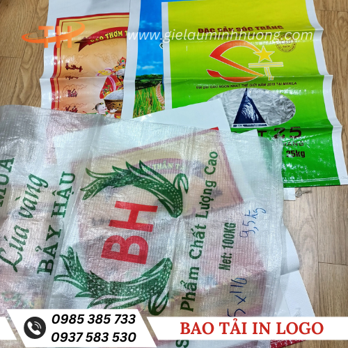 Bao tải in logo giá rẻ tiết kiệm chi phí Bao tải in logo giá rẻ tiết kiệm chi phí