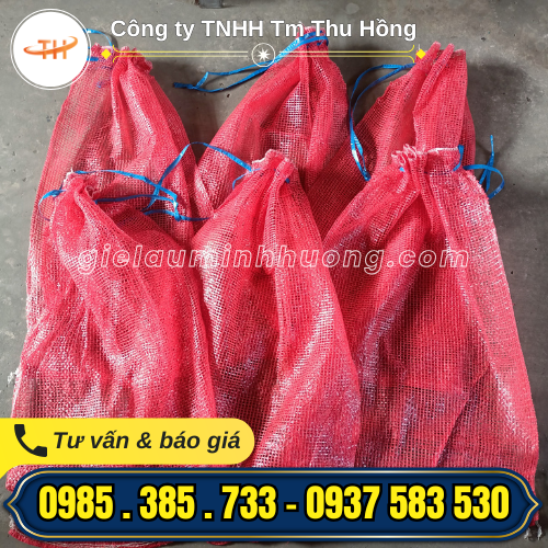 Bao tải lưới đóng gói nông sản giá rẻ Bao tải lưới đóng gói nông sản giá rẻ