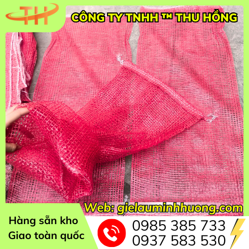 Bao tải lưới leno đựng nông sản tiện lợi Bao tải lưới leno đựng nông sản tiện lợi