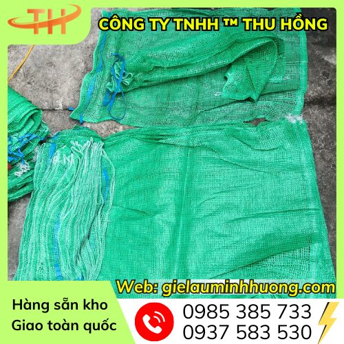 Bao tải lưới leno nhiều kích thước may sẵn Bao tải lưới leno nhiều kích thước may sẵn