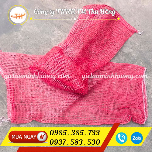 Bao tải lưới nhựa 60x90 bó 100 cái Bao tải lưới nhựa 60x90 bó 100 cái