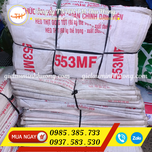 Bao tải pp cũ đã qua sử dụng một lần Bao tải pp cũ đã qua sử dụng một lần