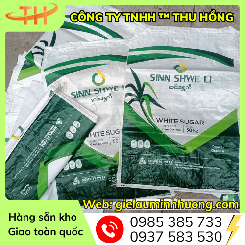 Bao tải PP cũ tái chế thân thiện với môi trường Bao tải PP cũ tái chế thân thiện với môi trường