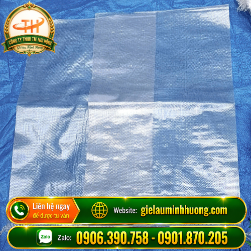 Bao tải trắng trong suốt PP không thấm nước Bao tải trắng trong suốt PP không thấm nước