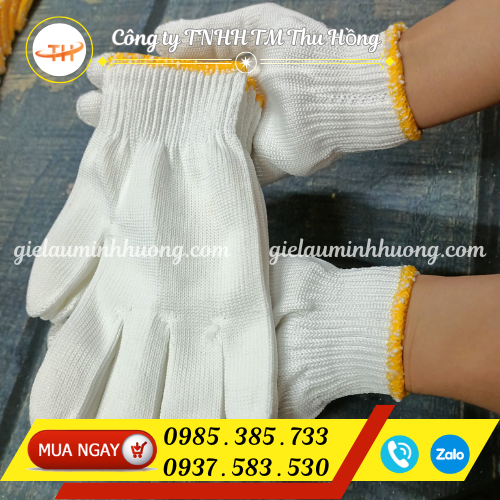 Bao tay bảo hộ len poly dệt sẵn size nam nữ Bao tay bảo hộ len poly dệt sẵn size nam nữ