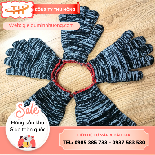 Bao tay bảo hộ muối tiêu 100g Bao tay bảo hộ muối tiêu 100g chất lượng đồng đều theo lô