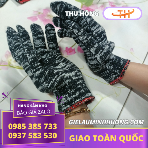 Bao tay bảo hộ sợi len muối tiêu bảo vệ tay  Bao tay bảo hộ sợi len muối tiêu bảo vệ tay