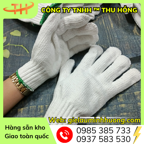 Bao tay len 80g - 90g - 100g màu trắng siêu dày Bao tay len 80g - 90g - 100g màu trắng siêu dày