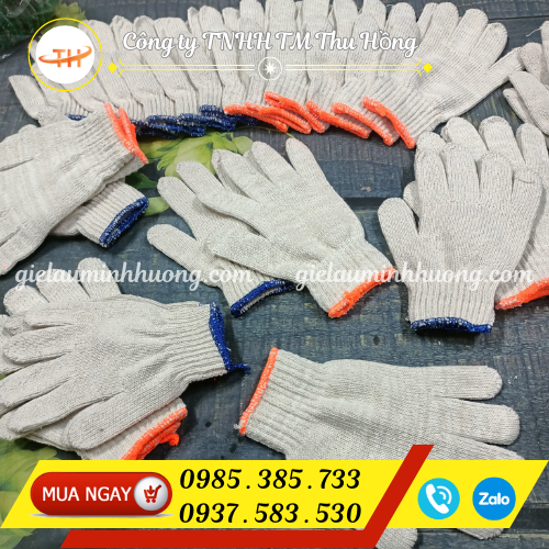 Bao tay len cotton 50g 60g 70g bịch 10 đôi Bao tay len cotton 50g 60g 70g bịch 10 đôi