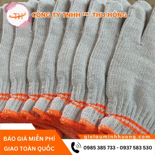 Bao tay len kem hai viền cam 90g tái sử dụng nhiều lần Bao tay len kem hai viền cam 90g tái sử dụng nhiều lần