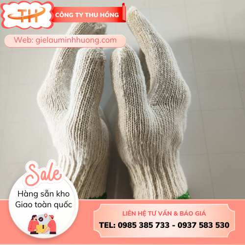 Bao tay len màu kem 80g giá tốt , chất lượng ổn định Bao tay len màu kem 80g giá tốt , chất lượng ổn định
