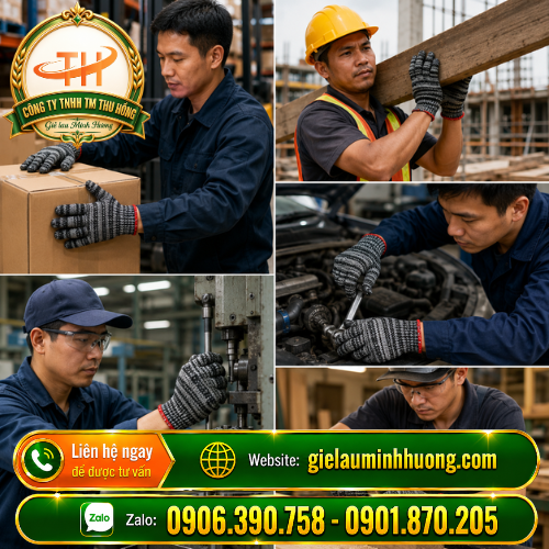 Bao tay len muối tiêu 40g chống trầy, bảo vệ tay Bao tay len muối tiêu 40g chống trầy, bảo vệ tay