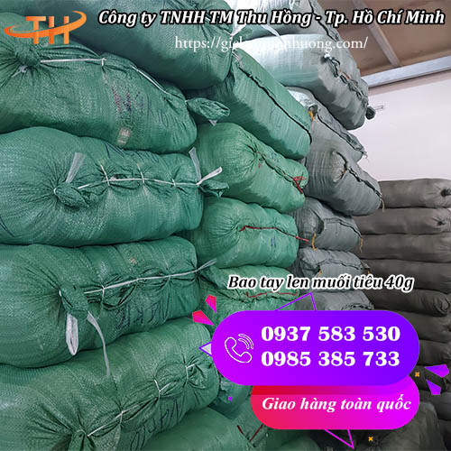 Bao tay len muối tiêu 40g sẵn tại kho của Thu Hồng Bao tay len muối tiêu 40g sẵn tại kho của Thu Hồng