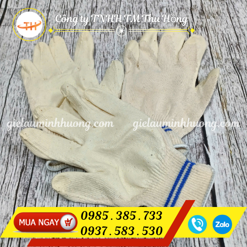 Bao tay len phủ nhựa trắng giá rẻ xuất tại kho TPHCM Bao tay len phủ nhựa trắng giá rẻ xuất tại kho TPHCM