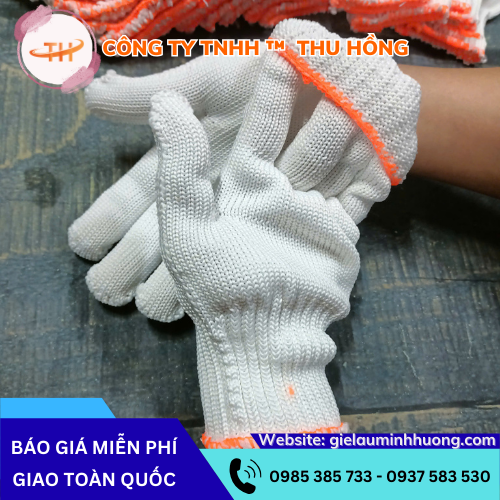 Bao tay len poly 70g cổ dài bảo hộ dày dặn Bao tay len poly 70g cổ dài bảo hộ dày dặn