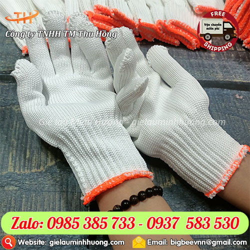 Bao tay len sợi poly dày dặn xếp ly viền Bao tay len sợi poly dày dặn xếp ly viền