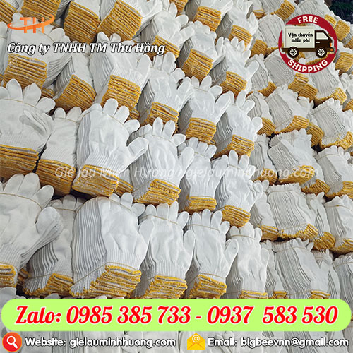 Bao tay len sợi poly sản xuất số lượng lớn Bao tay len sợi poly sản xuất số lượng lớn