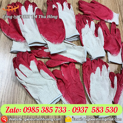 Bao tay sợi len nhúng nhựa 40g-60g-80g Bao tay sợi len nhúng nhựa 40g-60g-80g