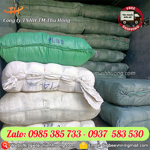 Bao tay sợi poly trắng 40g giá rẻ tận xưởng 1 bao 500 đôi