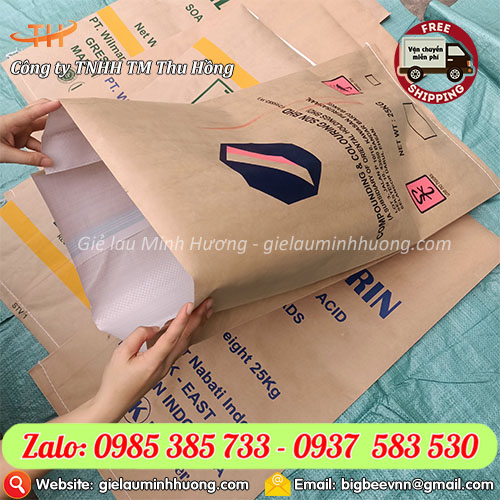 Bao xi măng bao KP 25kg, 50kg Bao xi măng bao KP 25kg, 50kg