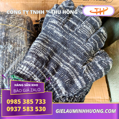 Bí quyết an toàn lao động với bao tay bảo hộ muối tiêu 80g viền xanh lá Bí quyết an toàn lao động với bao tay bảo hộ muối tiêu 80g viền xanh lá